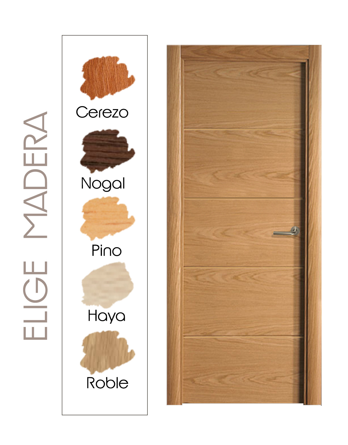 Puertas interiores de madera